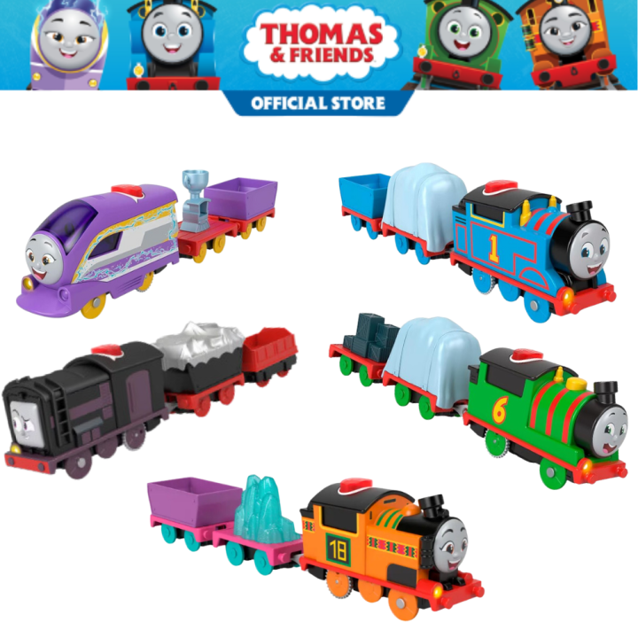 Thomas & Friends Motorized Talking Engines (Kana, Thomas, Nia, Percy ...