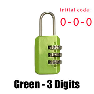 Zinc Alloy Combination Padlock 4 Digit Code Lock for Suitcase Luggage Storage Cabinet