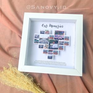 2020005 Pigura / frame 3d love / kado ulang tahun / wisuda / graduation / wedding / engagement / anniversarry