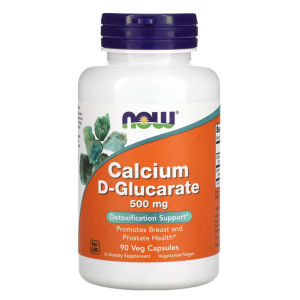 Hormone Detox Supplement NOW Foods Calcium D-Glucarate 500mg 90 Vegan Capsules Support Natural Toxin Removal Promote Breast And Wellness Balance