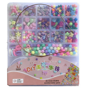 24 lattice children/girls beaded toys diy handmade girls handmade beaded necklace bracelet beads