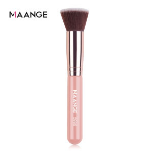 MAANGE 1PCS Flat Top Buffing Foundation Makeup Brush Pink Brush