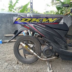 knalpot racing vario beat mio scopy xread xeon soul gt dll