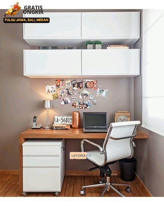 Meja Kerja Meja Belajar Meja Komputer Minimalis Modern Non Rakitan