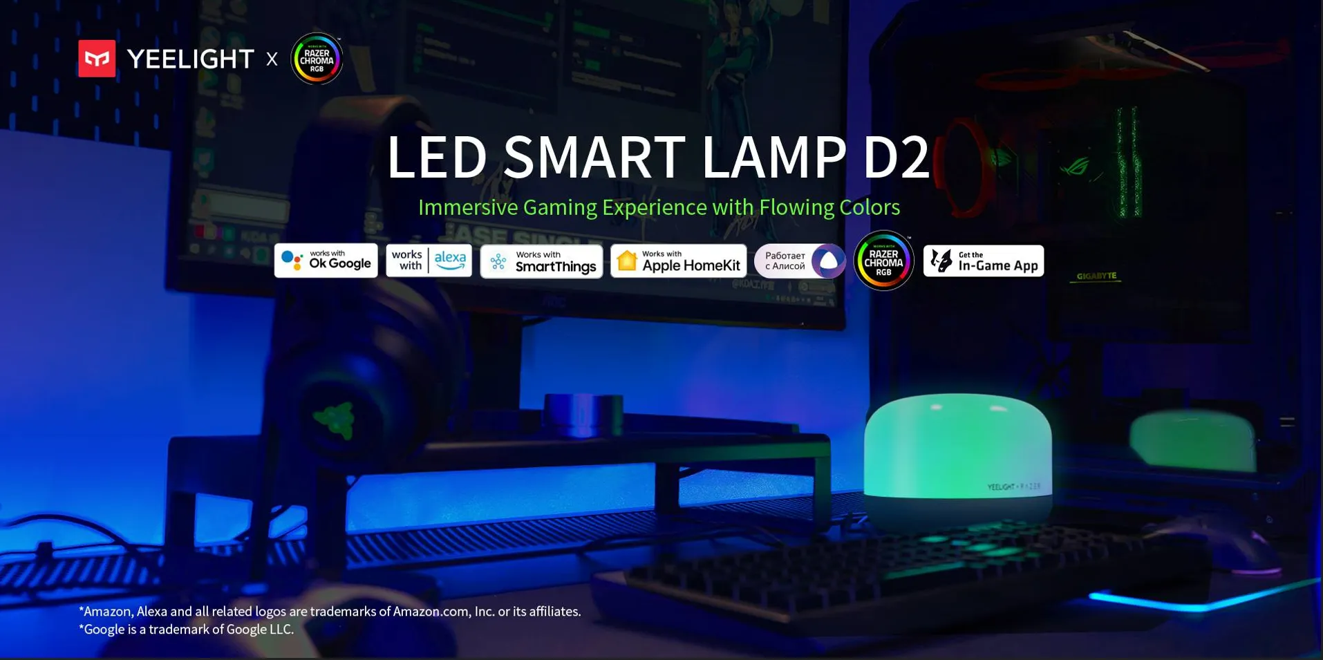 Yeelight × Razer Smart LED Lamp D2