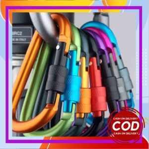 Gantungan Kunci Aluminium Alloy Lixada Carabiner Quickdraw Screw 8D