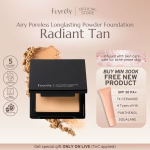 Radiant Tan - FEYRELY Airy Poreless Longlasting Powder Foundation