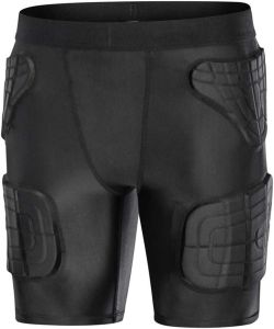 Topeter Youth Padded Compression Shorts Football Hockey Underwear Hip Pad Impact Gear