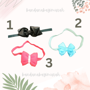 [PAKET HEMAT] [PAKET BUNDLING] IMPORT MURAH Bandana Bayi Perempuan Premium / Headband / Karet Rambut / Bando Bayi/Baby Headband/ Headwrap/Bandana Bayi/Aksesories Rambut Bayi/Aksesories Import Quality PHT02