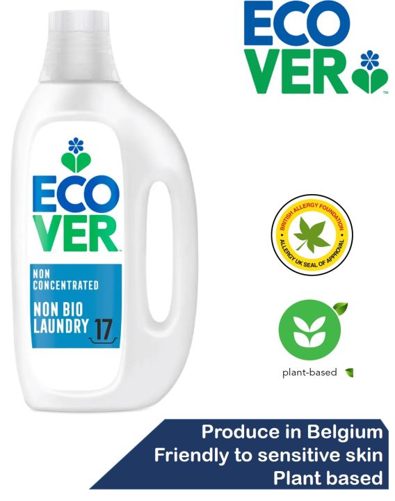 Ecover Non Bio Laundry Detergent 17 Washes 1500ml Friendly To