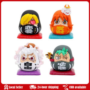 One Piece Anime Figure Luffy Roronoa Zoro Sanji Cos Super Dharma Statue Figures Collection Model Decor Toys Car Ornaments Gifts Anime One Piece Figurine Daruma Nika Luffy FRANKY Roronoa Zoro Sanji Action Figures PVC Collection Model Ornament Birthday Toys