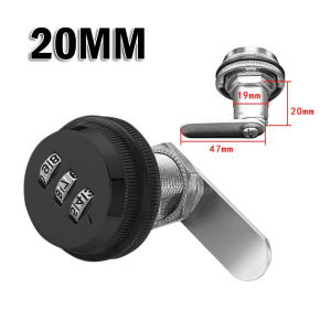 【SKIT SG】Singapore HDB Condo Mailbox Lock Mechanical Letter Box Lock Keyless Cabinet Lock Keyless Mailbox Lock w/ 3 Digits Combination Password Code 20mm 30mm  3 Digital Combination Lock Cupboard Drawer Password Locker Furniture Anti-theft Security Lock