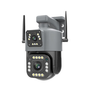 X-DEAL V380 Pro CCTV Camera  HD 8MP WiFi  Camera Surveillance 360 With Dual Lens Two-channel Outdoor Indoor Waterproof Anti-Fall Security Protection Shown Colorful Videos CCTV Camera