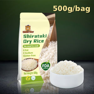 shirataki rice 3kg/1kg/500g shirataki dried rice shiritaki dried rice 1kg konjac rice No-cook 0 Fat