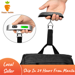 1PC 50kg/110lb Portable Travel Electronic Digital Luggage Scale Weighing Hanging Steelyard Hook Scale