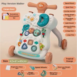 Baby Walker with Wheels Auxiliary Cart Baby Walker Cheap Educational Toys Walker Activity Center