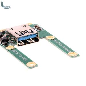 YUYIN4 Mini PCI-E to USB3.0 Expansion Card Laptop Converter Riser Card W Screw Fittings