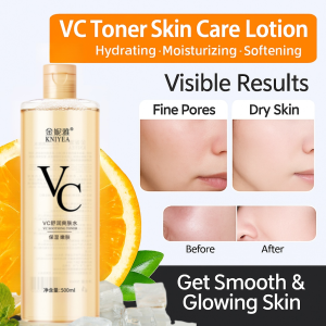 500ML VC Brightening Moisturizing Toner Anti-oxidation Shrink Pores Whitening Essence Water
