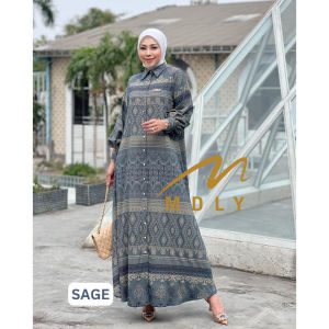 Baju pakaian gamis wanita muslim Nafeqa Dress