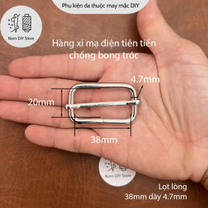 Khoen Tăng Đưa Dây Túi Xách Màu Bạc Sáng Chất Hợp Kim Phụ Kiện Làm Túi Đeo Bóp Ví Thủ Công Handmade DIY