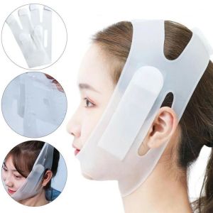 V Face Double Chin Lifting Firming and Shaping Face Mask / TPU Breathable Thin Face Elasticity Bandage / Support Anti Snoring Tape Facial Care Tools
