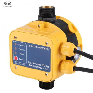 Automatic Pump Pressure Controller Intelligent Pressure Control Switch with Pressure Gauge for Water Pump 1.1KW 1Mpa