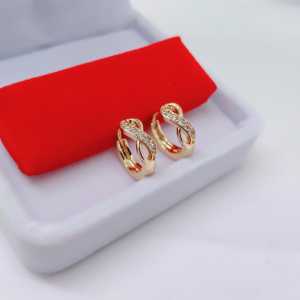 Anting Clip Wanita Aksesoris Fashion Awet Tahan Lama Anti Karat Cocok Untuk Harian G3-4C