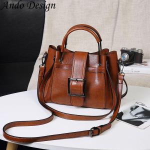 Ando Design New Fashion Women Crossbody Bag Retro Trend Shoulder Bags  Pu Leather Top-Handle Handbags Large Lightweight Travel Bag Fashion Korean European Style