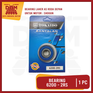 Bearing 6200-RS (TOKAIDO) Bantalan Laher Laker Klaker Roda Tromol Depan Suzuki RC Bravo Crystal