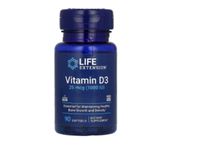 Life Extension High-Quality Vitamin D3 25 mcg (1000 IU) Softgels - 250 Count for Bone Health Support