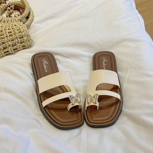 Free Shipping New WomenS Summer Slippers Suitable For Both Indoor And Outdoor Wear Fashionable Non-Slip And Casual With A Toe-Covering Design