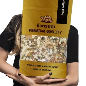 ข้าวโอ๊ตธัญพืชรวม ธัญพืชรวมข้าวโอ๊ต ถั่วรวมมิตร ถั่วรวม พร้อมทาน เกรด AAA  200 กรัม อาหารเจ เจ ถั่วตราเต่า