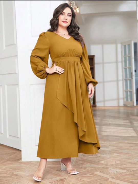 Lazada plus clearance size maxi dress