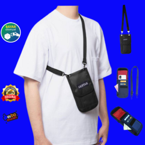 Hanging Wallet Pria wanita Kartu Hp Sako