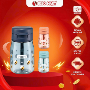 Bình Đựng Nước Kita Fami Nhựa Tritan 350ml Nhỏ Gọn Tiện Lợi Có Dây Đeo Cho Bé-Bibomart