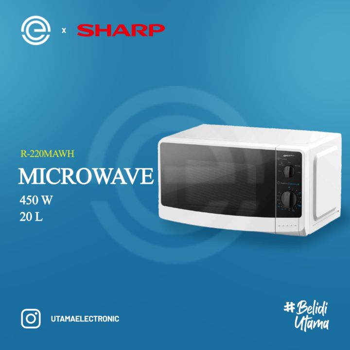 Microwave Sharp R220 SHARP Microwave 20 Liter R-220MA | Lazada Indonesia