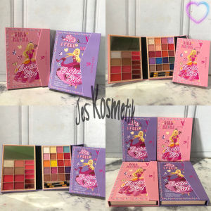 Bls Victorias Buku Eyeshadow Pallete Blusher Glitter Lipstik Cream / Grosir Kosmetik