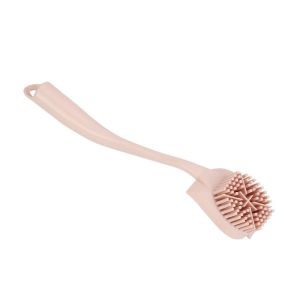 Sikat Cuci Piring Dengan Gangang Plastik Sikat Dapur Brush Bahan Karet Silikon