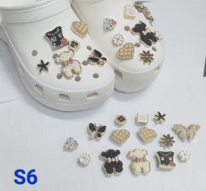 Set charm jibit gắn giày dép Crocs giả kim - PB306