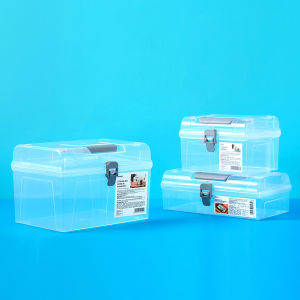 MINISO Penyimpanan Serbaguna 3 types storage box container Dengan Tutup kotak penyimpananbox obat obatanbox plastik kotaktempat maskerbox plastik kotakkotak penyimpanan serbaguna storage boxMakeup Storage Box