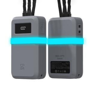 NEXTYOO Chống bụi Ốp silicone Chống sốc Màu sắc đồng nhất Vỏ bảo vệ Mềm mại Hộp đựng Cho Sạc dự phòng CUKTECH CP24 20000mAh 40W Du lịch