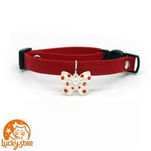 Kalung Kucing Dasi kupu-kupu Kalung Anjing Kalung Kelinci Kalung Adjustable Lonceng Cat Collar Dog Collar