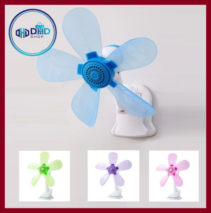 5 BLADE Portable Electric Clip Fan Transparent Type | Lazada PH