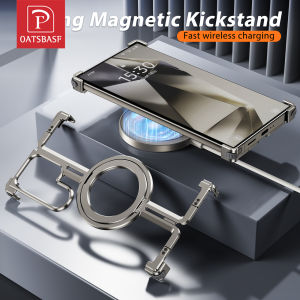 OATSBASF Kim Loại Không Khung Ốp Lưng Điện Thoại Tích Chân Đế Dành Cho Samsung Galaxy Samsung Galaxy S25 Ultra/S24 / S24 Plus / S24 Ultra / S23 / S23 Plus / S23 Ultra Quân Sự Cao Cấp Chống Sốc Ốp Lưng Thời Trang Tản Nhiệt Cao Ốp Lưng Điện Thoại