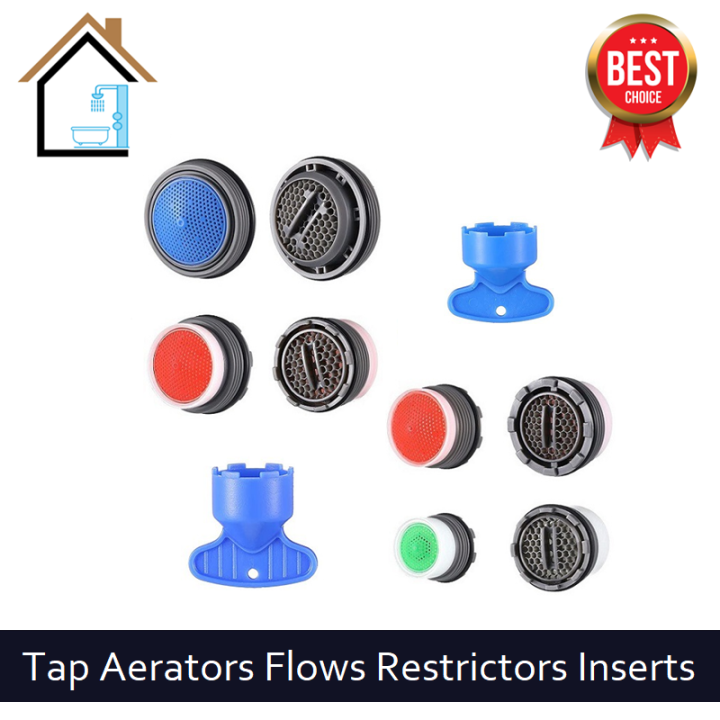 Coin Type Water Tap Aerators Flows Restrictors Inserts with Faucet ...