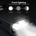 Haixnfire w203 Đèn Cắm Trại Ngoài Trời Có thể sạc qua USB 3000 lumens đèn pha đèn pin LED phía trước và phía sau đèn pha đèn xe đạp và phụ kiện xe đạp đèn khẩn cấp. 