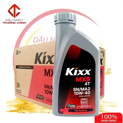 Thùng nhớt Kixx Ultra 4T Fully Synthetic 10W40 hàng chính hãng nhập khẩu Hàn Quốc