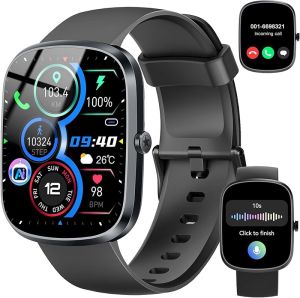 AI Smart Watch with ChatGPT1.91"HD Screen Smartwatch for Men Women( Answer/Make Calls) Fitness Watch with/Sleep Monitor IP68 Waterproof Voice Assistant Health Analysis for Android iOS