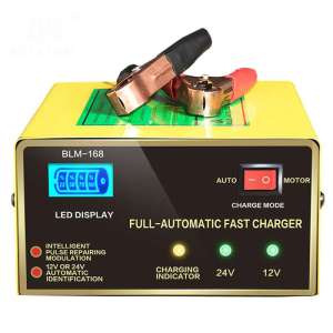 250w Full Automatic 6v 12v 24v Car Battery Charger Lead Acid Battery Porttable Power Chargers Full Intelligent Universal Repair Type