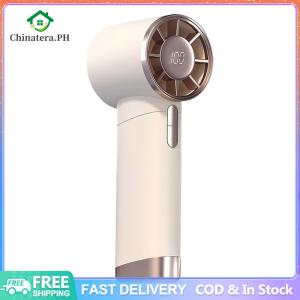 Portable Handheld Turbo Fan Personal Hand Fan 100 Gear Wind Desktop Fan High Speed Desktop Cooling Fan for Home Office